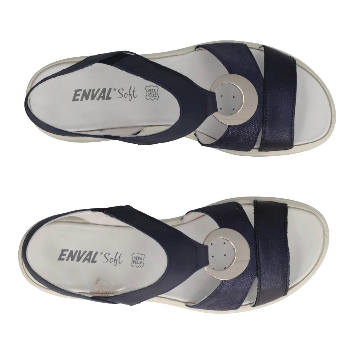 CHARLOTTE Sandali Comfort Donna Blu - Image 5