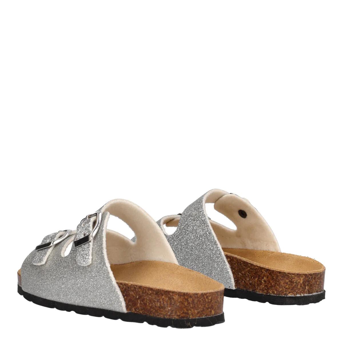 Ciabatte Bambina Argento Glitter - Image 4