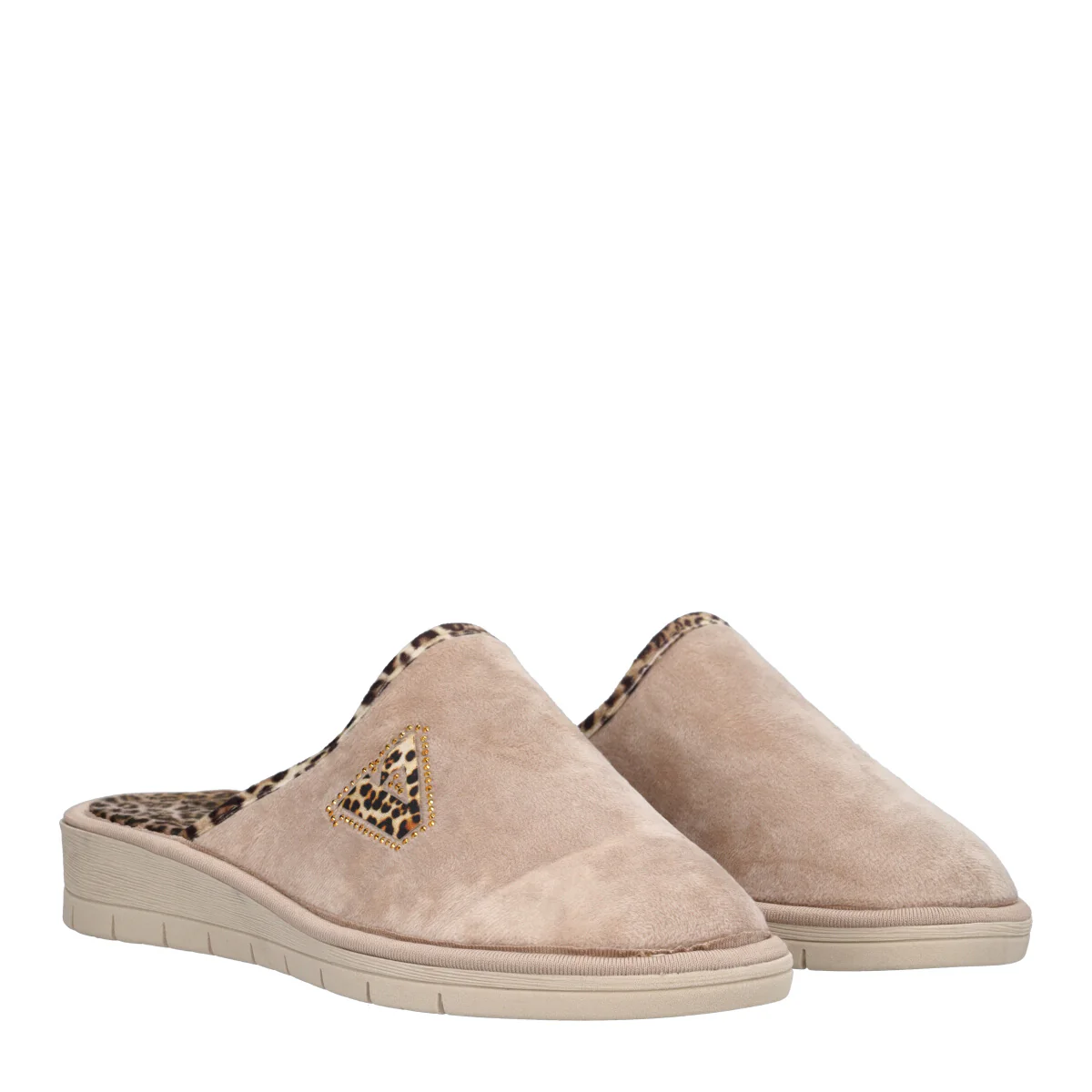 Ciabatte Casa Donna Beige e Animalier - Image 3
