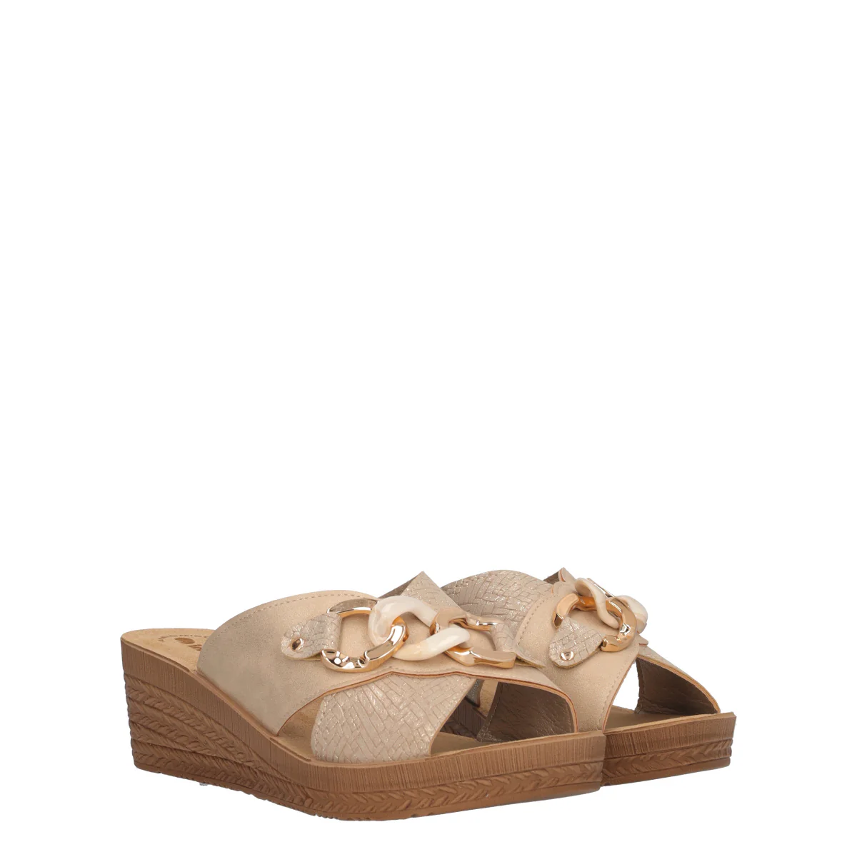 Ciabatte Comfort Donna Beige - Image 3