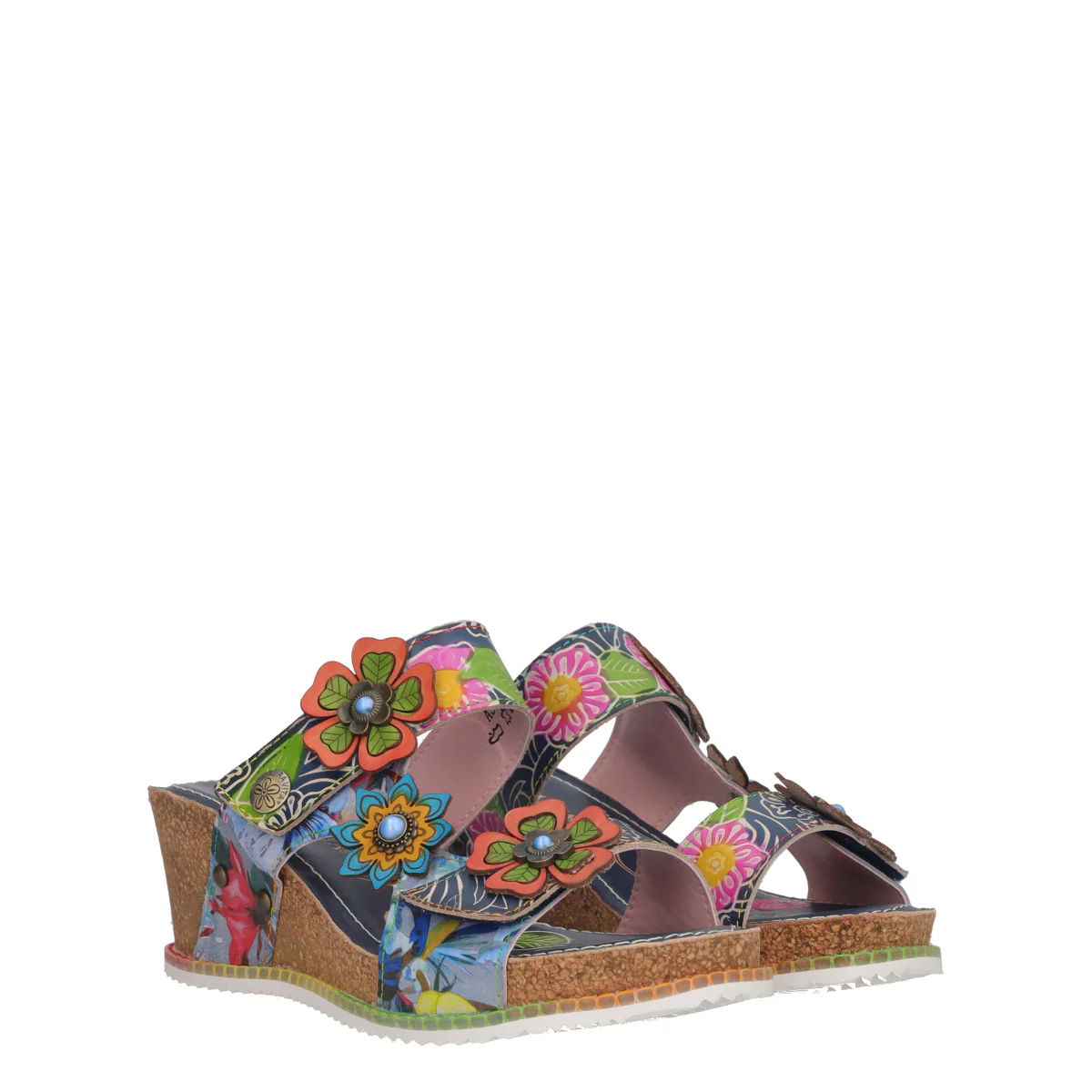 Ciabatte con Zeppa Donna Blu - Image 3