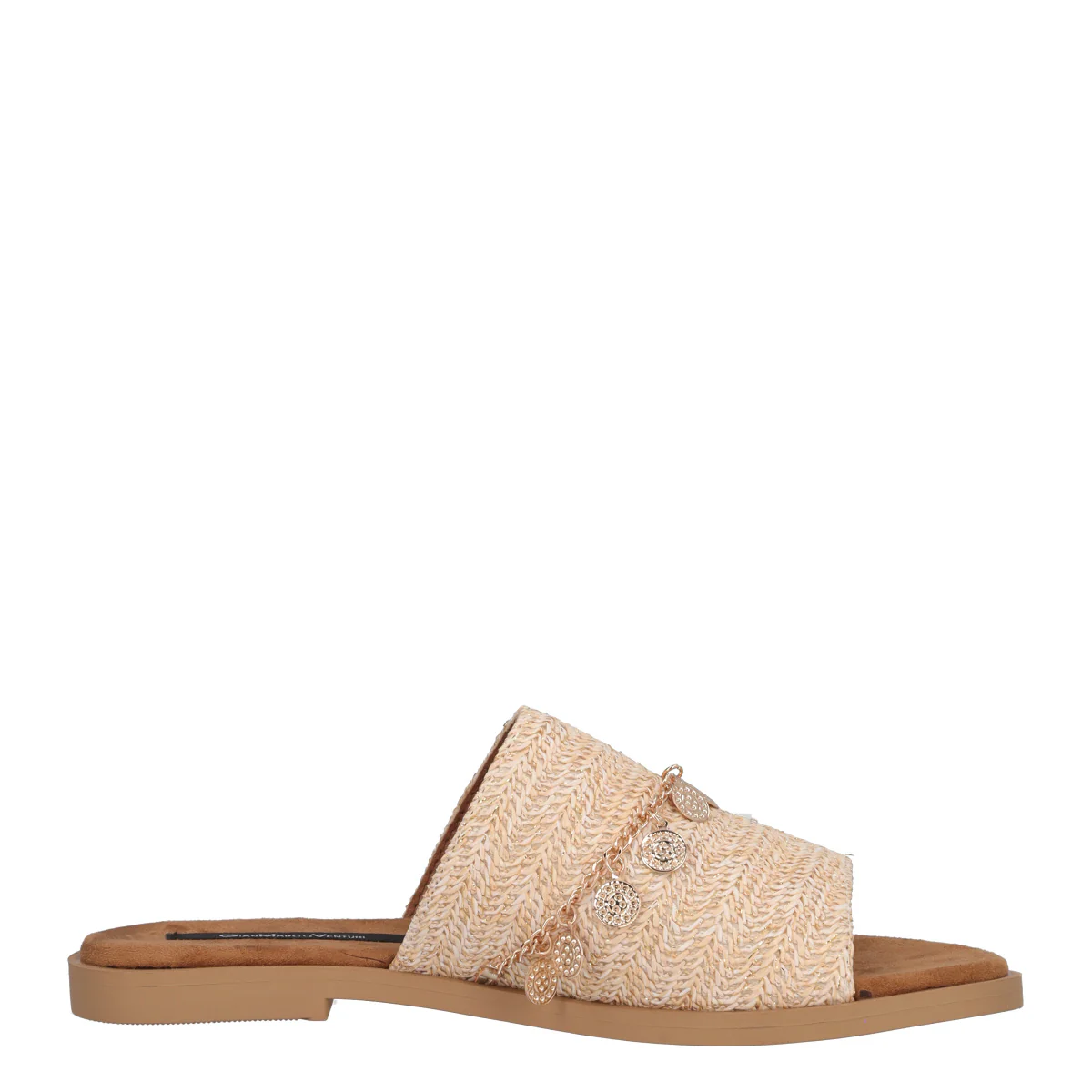 Ciabatte Donna Beige e Oro - Image 2