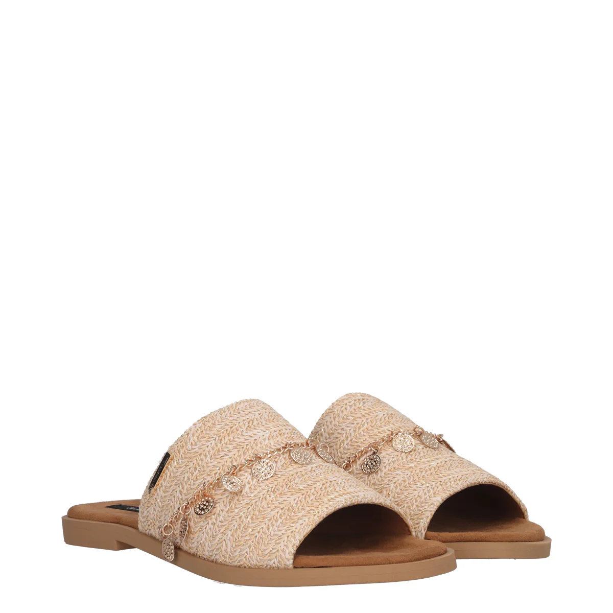 Ciabatte Donna Beige e Oro - Image 3