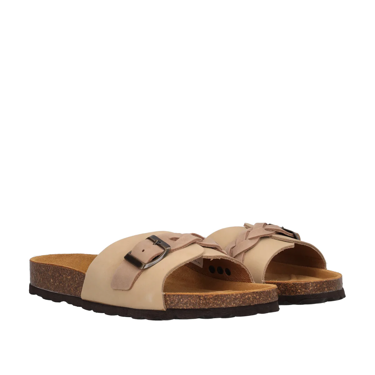 Ciabatte Donna Beige in Pelle - Image 3