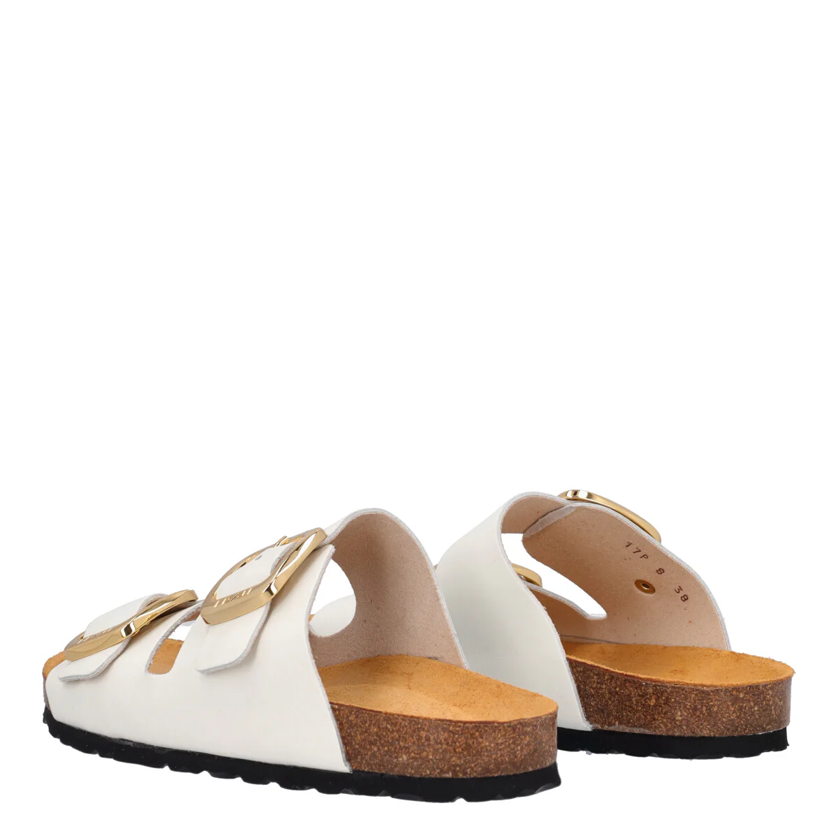 Ciabatte Donna Bianche in Pelle - Image 4