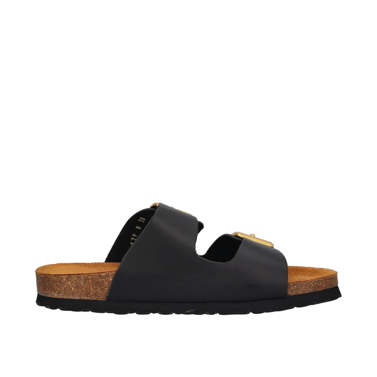 Ciabatte Donna Nere in Pelle - Image 2
