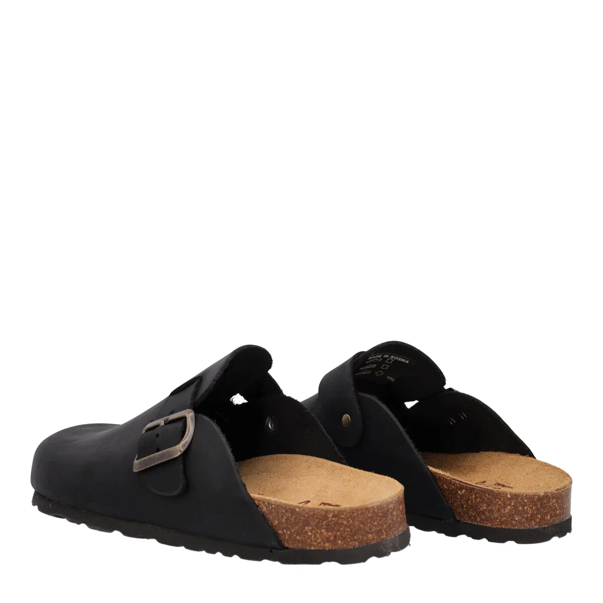 Ciabatte Donna Nere in Pelle - Image 4