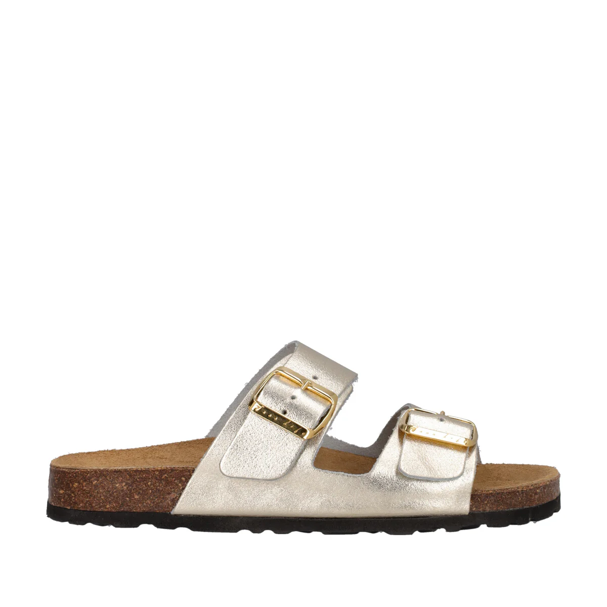 Ciabatte Donna Platino in Pelle
