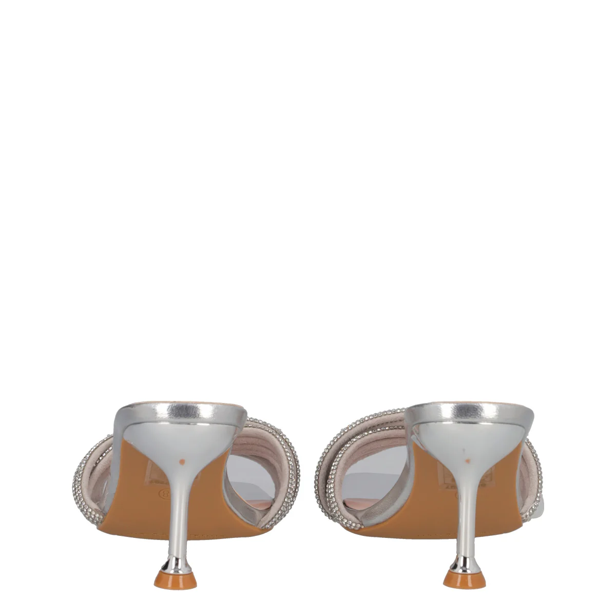 Ciabatte Moda Donna Argento - Image 4