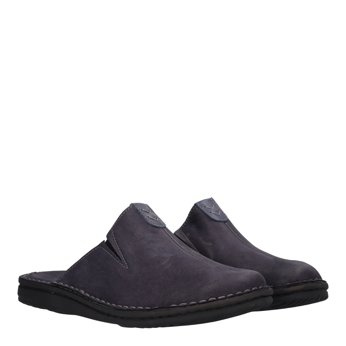 Ciabatte Uomo Blu in Pelle - Image 3