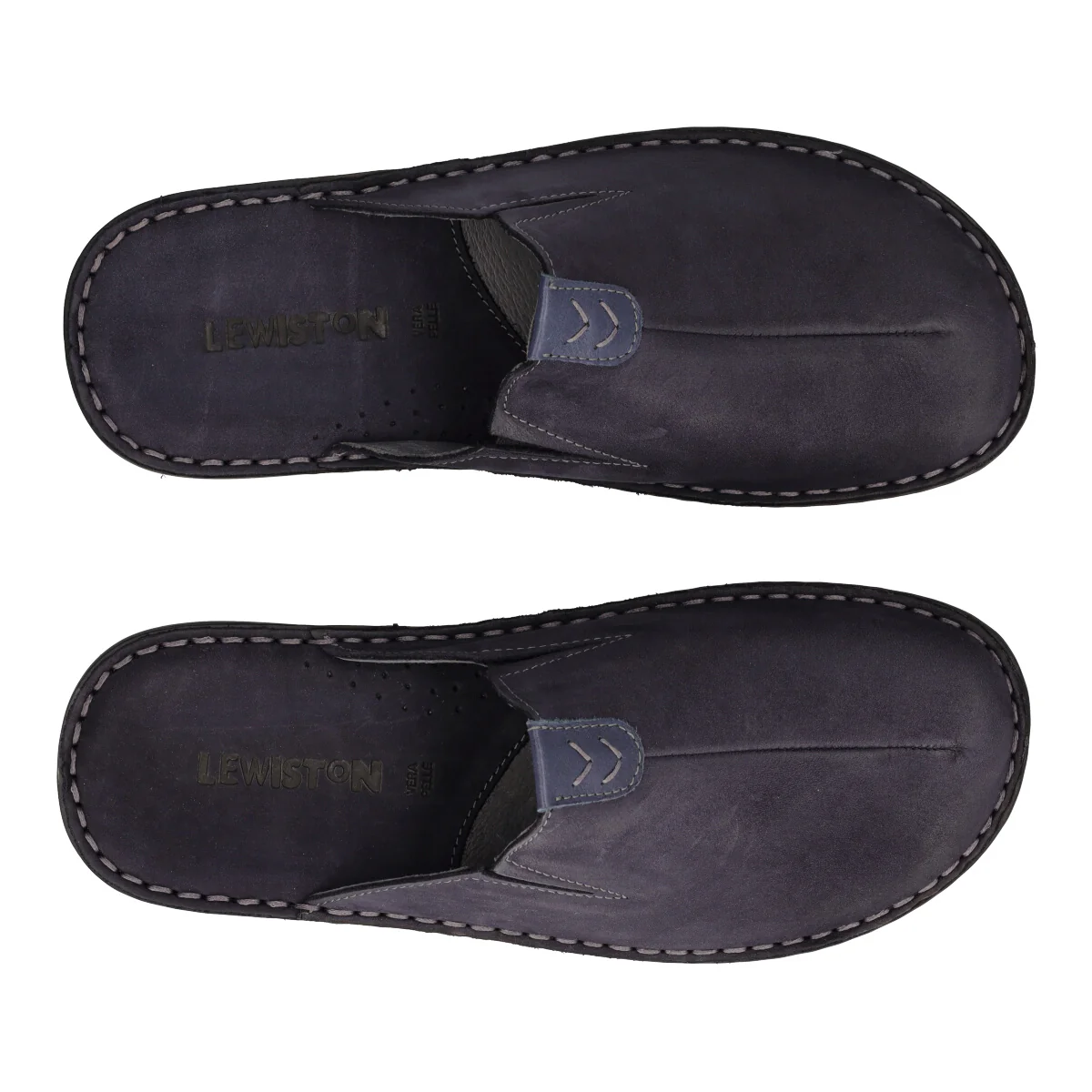 Ciabatte Uomo Blu in Pelle - Image 5