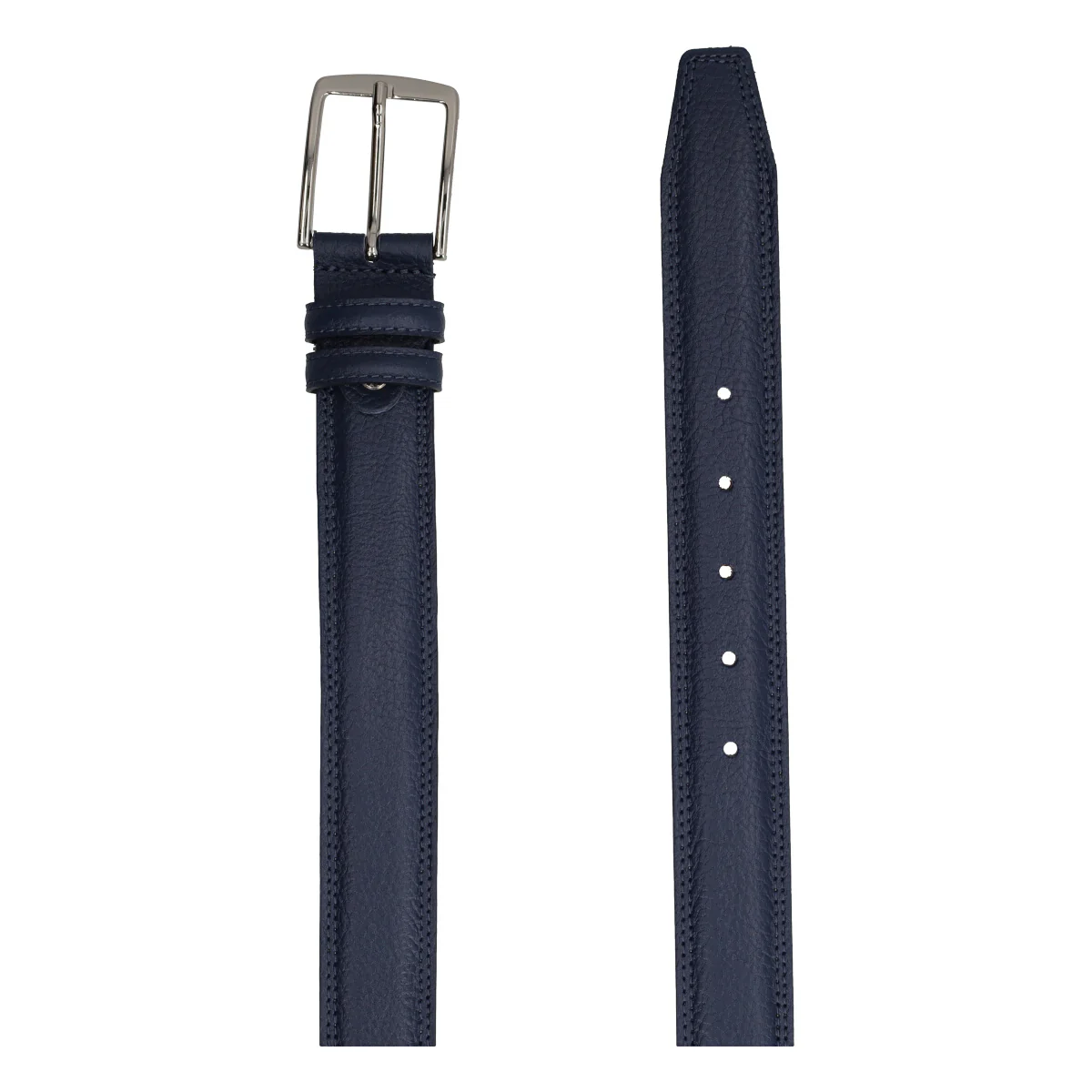 Cintura Uomo Blu Vitello - Image 2