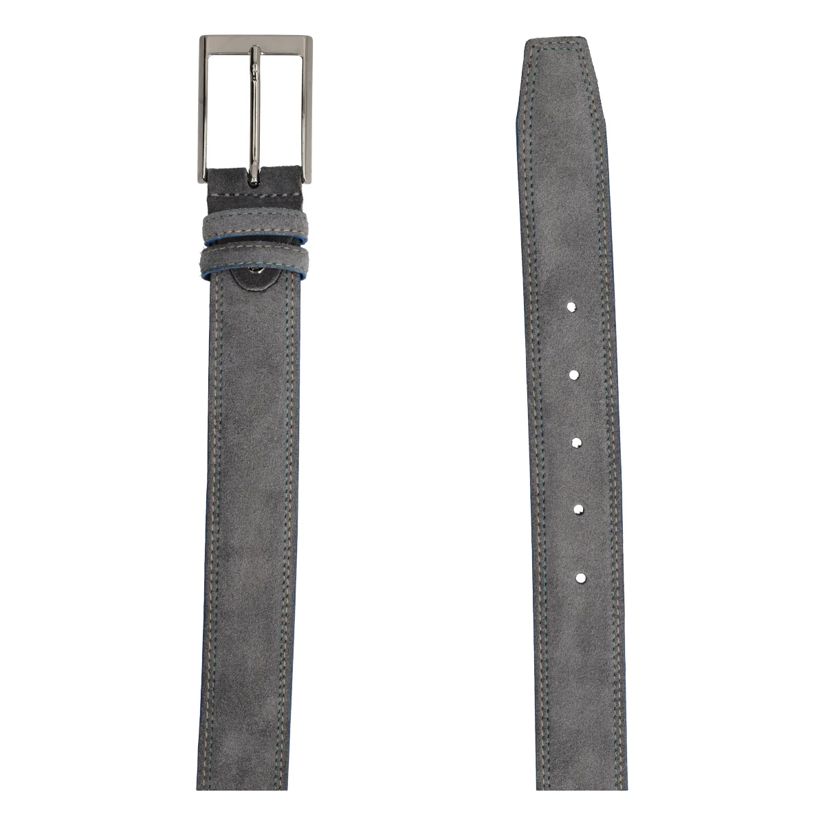Cintura Uomo Camoscio Grigio - Image 2