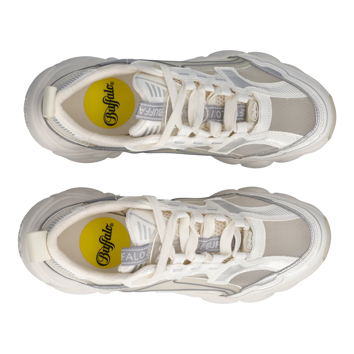 CLD RUN JOG Sneakers Donna Bianche e Trasparenti - Image 5