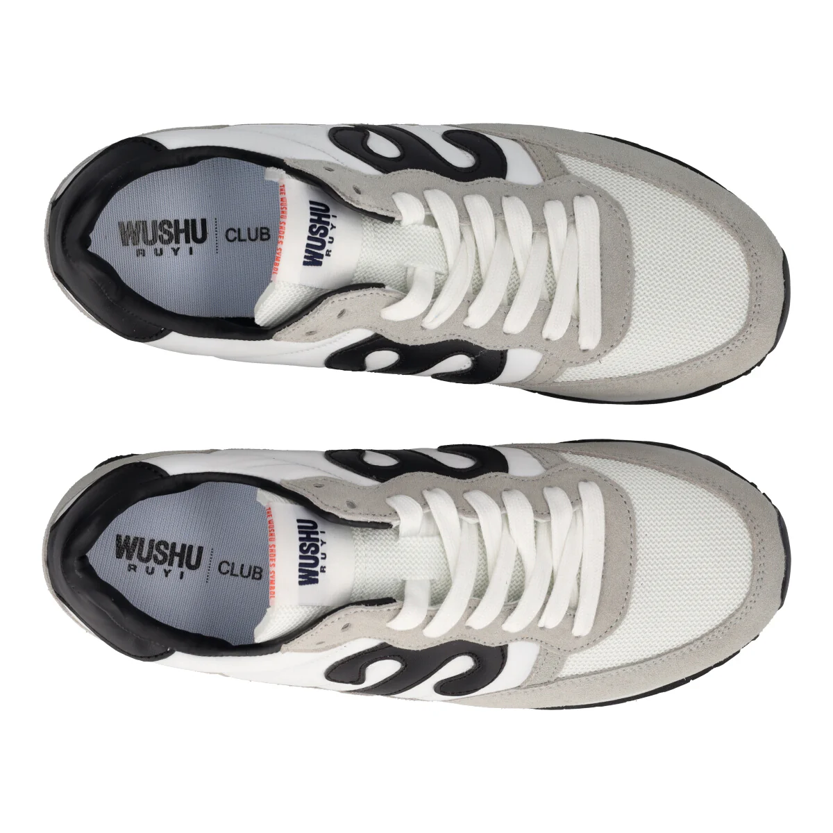 CLUB Sneakers Uomo Grigie e Bianche - Image 5