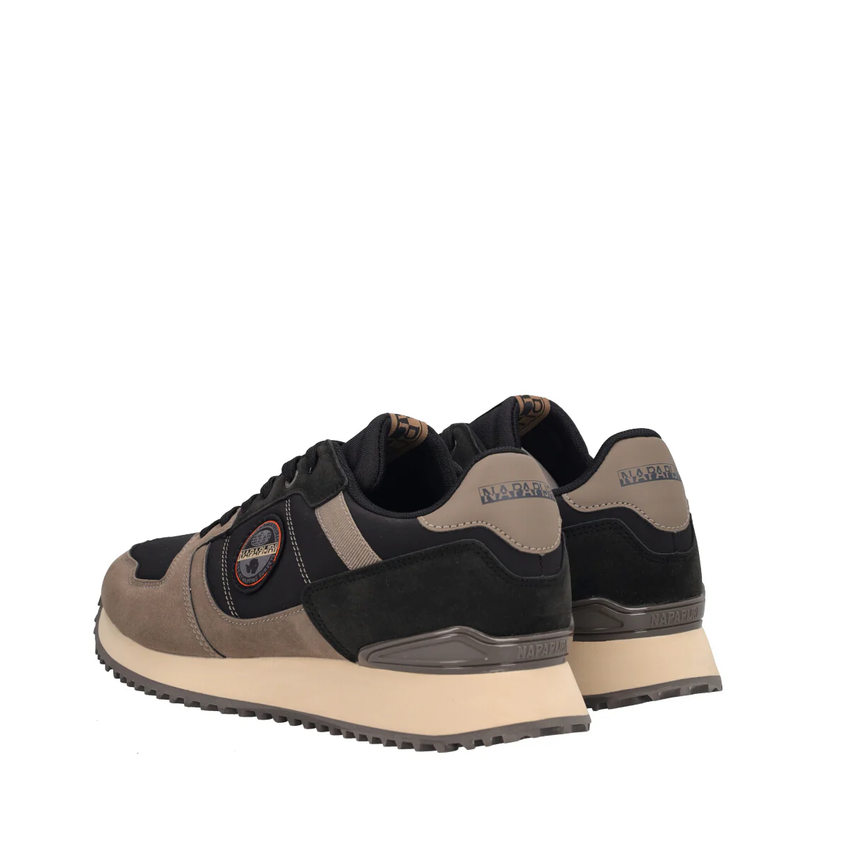 COSMOS 02 Sneakers Uomo Nere e Taupe - Image 4
