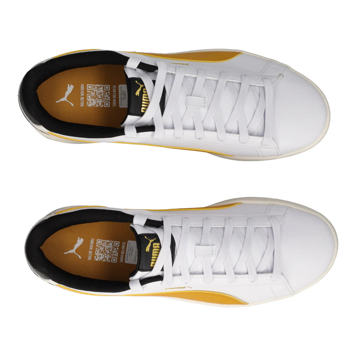 COURT CLASSICO Sneakers Uomo Bianche, Nere e Gialle - Image 5