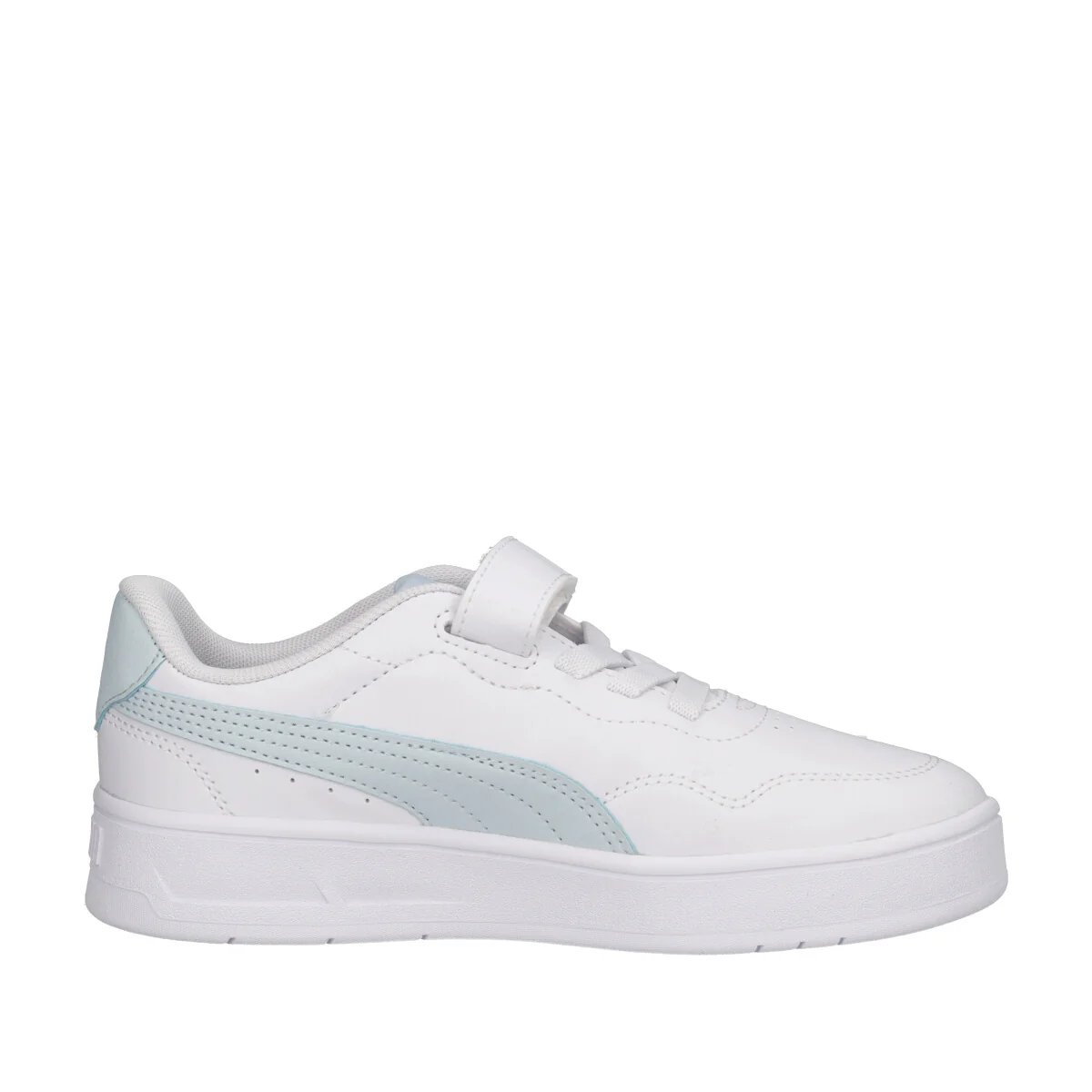 COURT LALLY AC PS Sneakers Bambini Bianche e Verde Acqua - Image 2