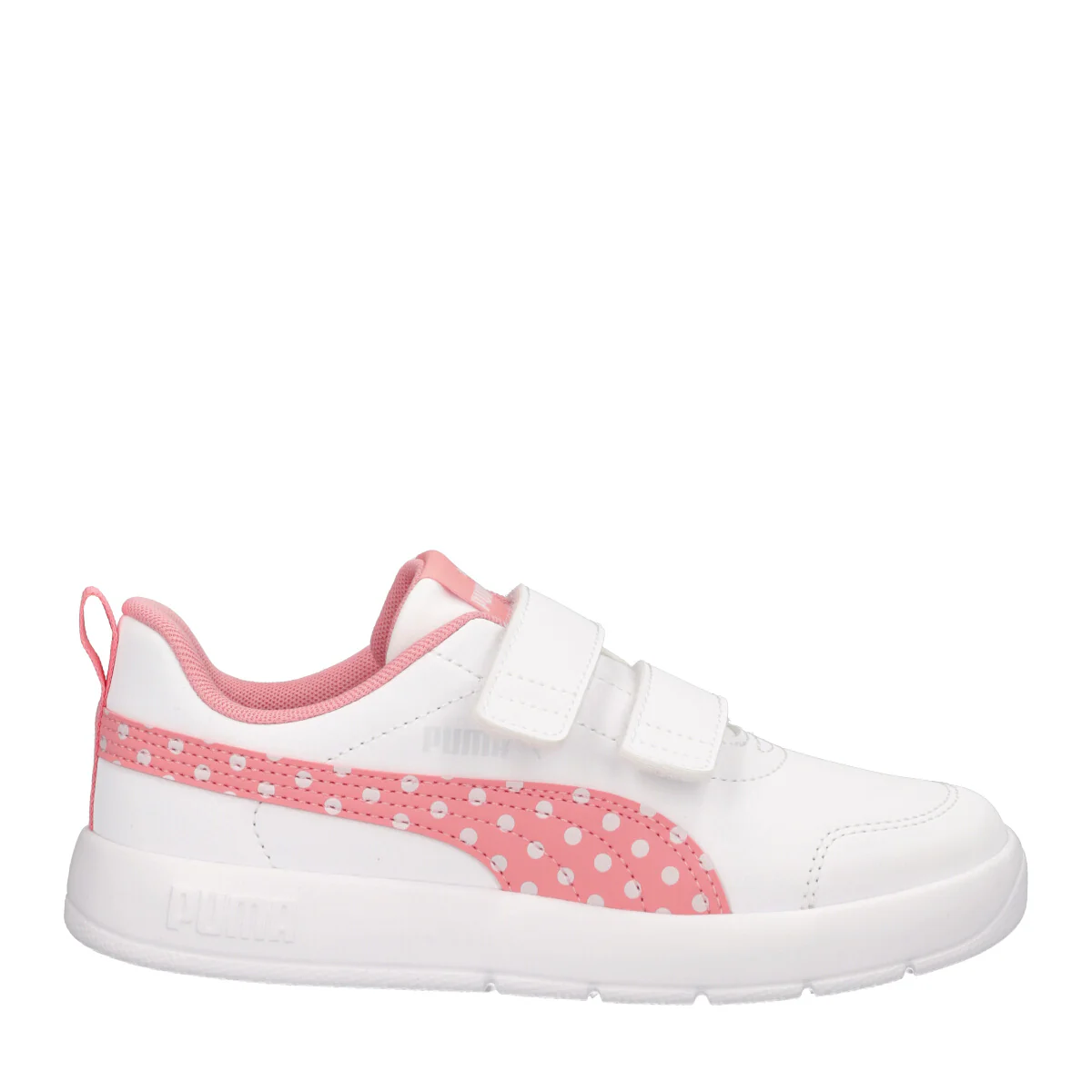 COURTFLEX V3 DOTTY V PS Sneakers Bambina Bianche e Rosa