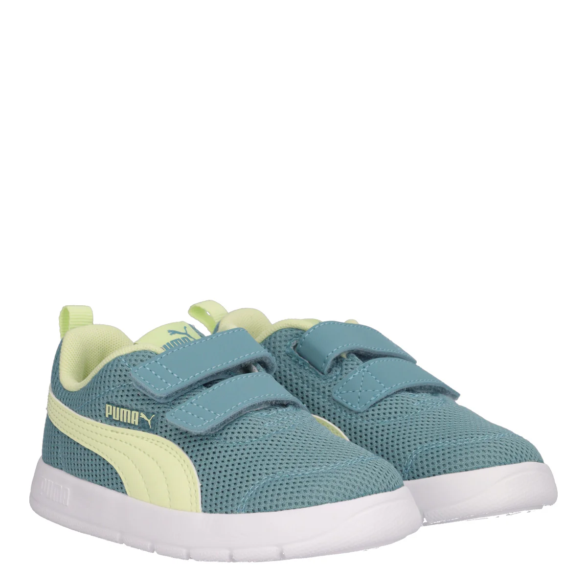 COURTFLEX V3 MESH INF Sneakers Junior verdi e Gialle - Image 3