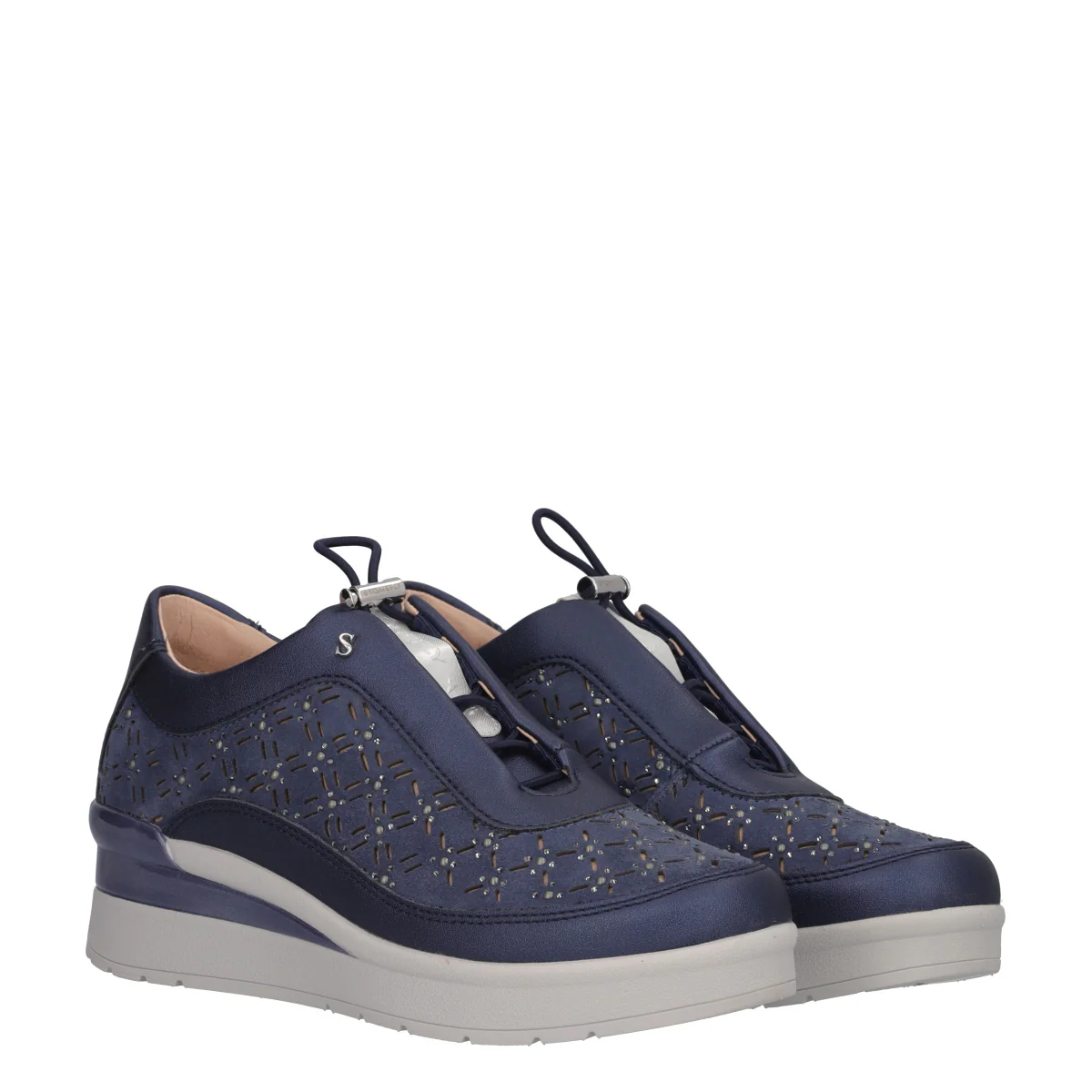 CREAM 38 Sneakers Comfort Donna Blu - Image 3