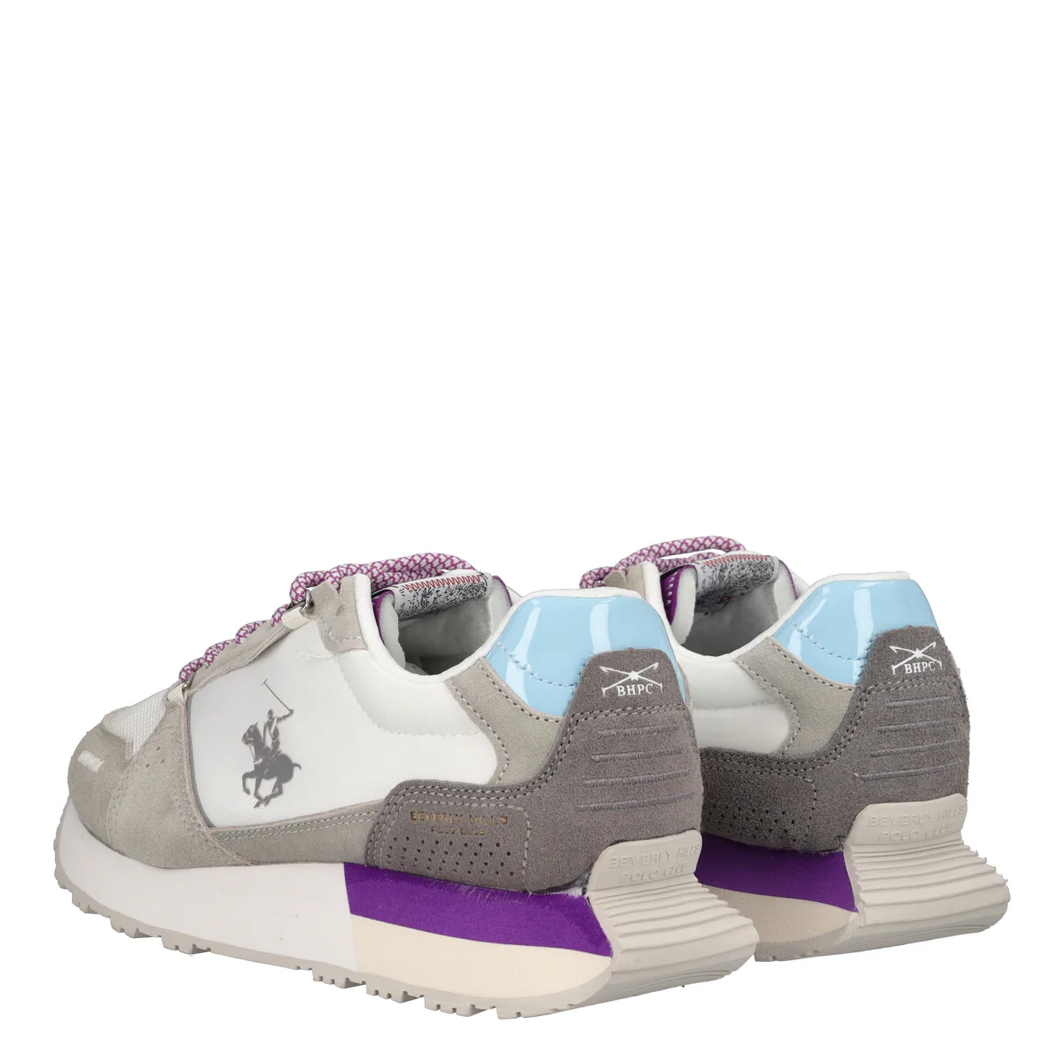 CRUZ MIX Sneakers Donna Bianche, Grigie e Viola - Image 4