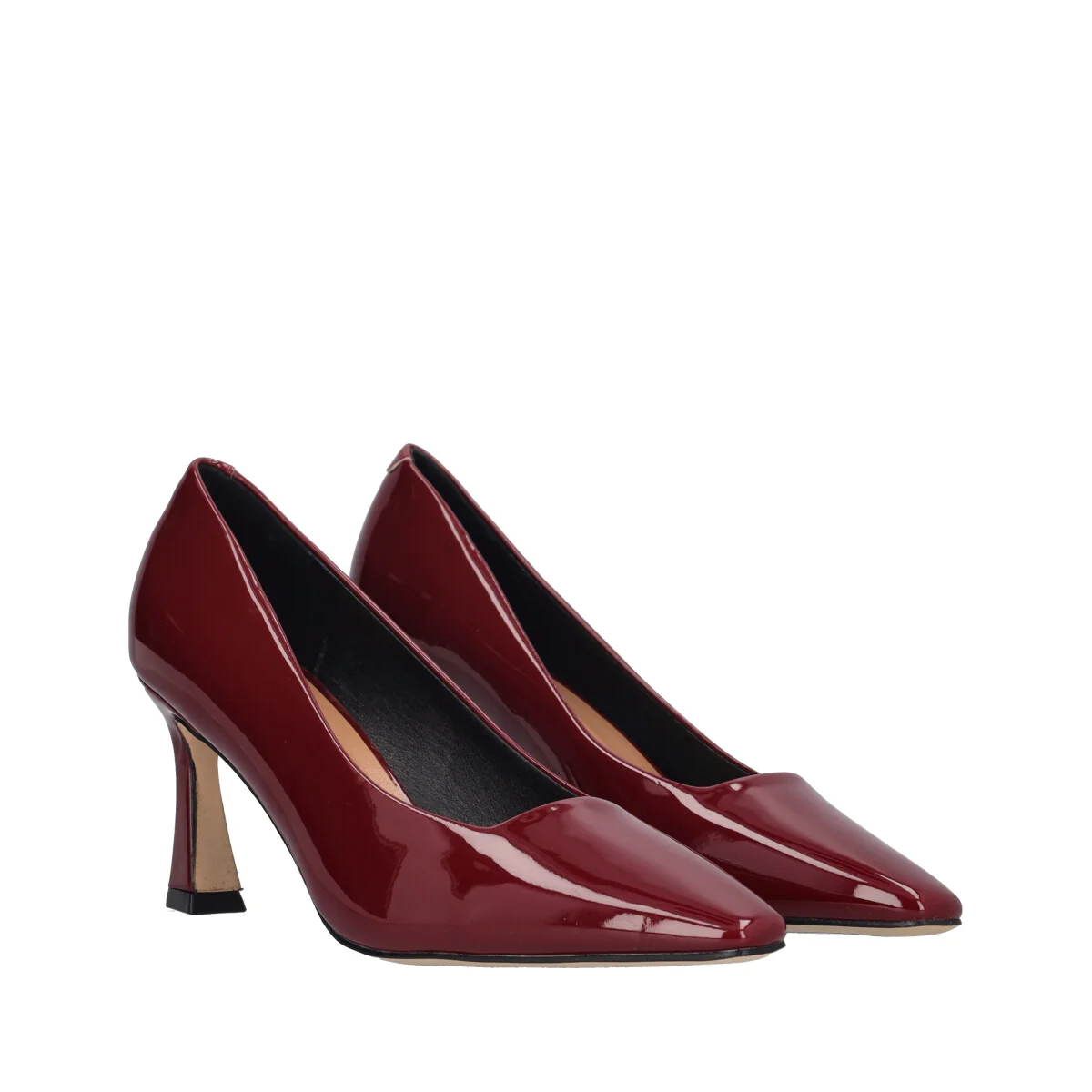 Décolleté Donna Bordeaux Vernice - Image 3