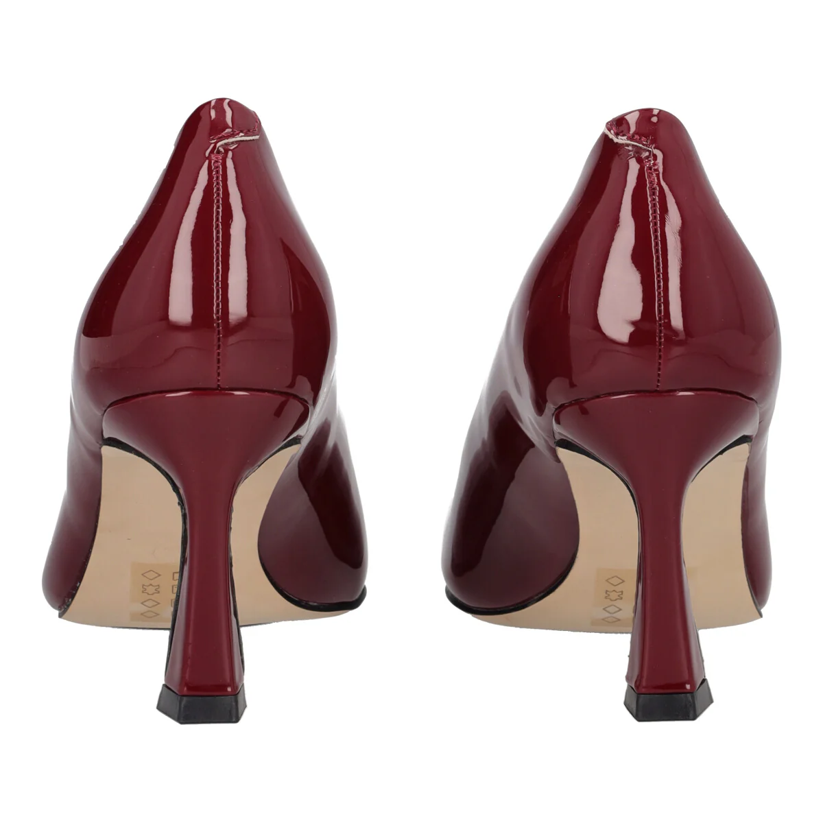 Décolleté Donna Bordeaux Vernice - Image 5