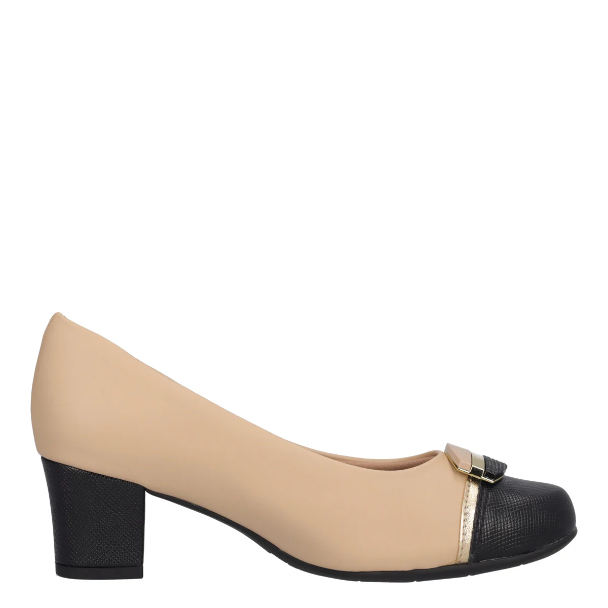Decolleté Donna Comfort Beige e Nere - Image 2