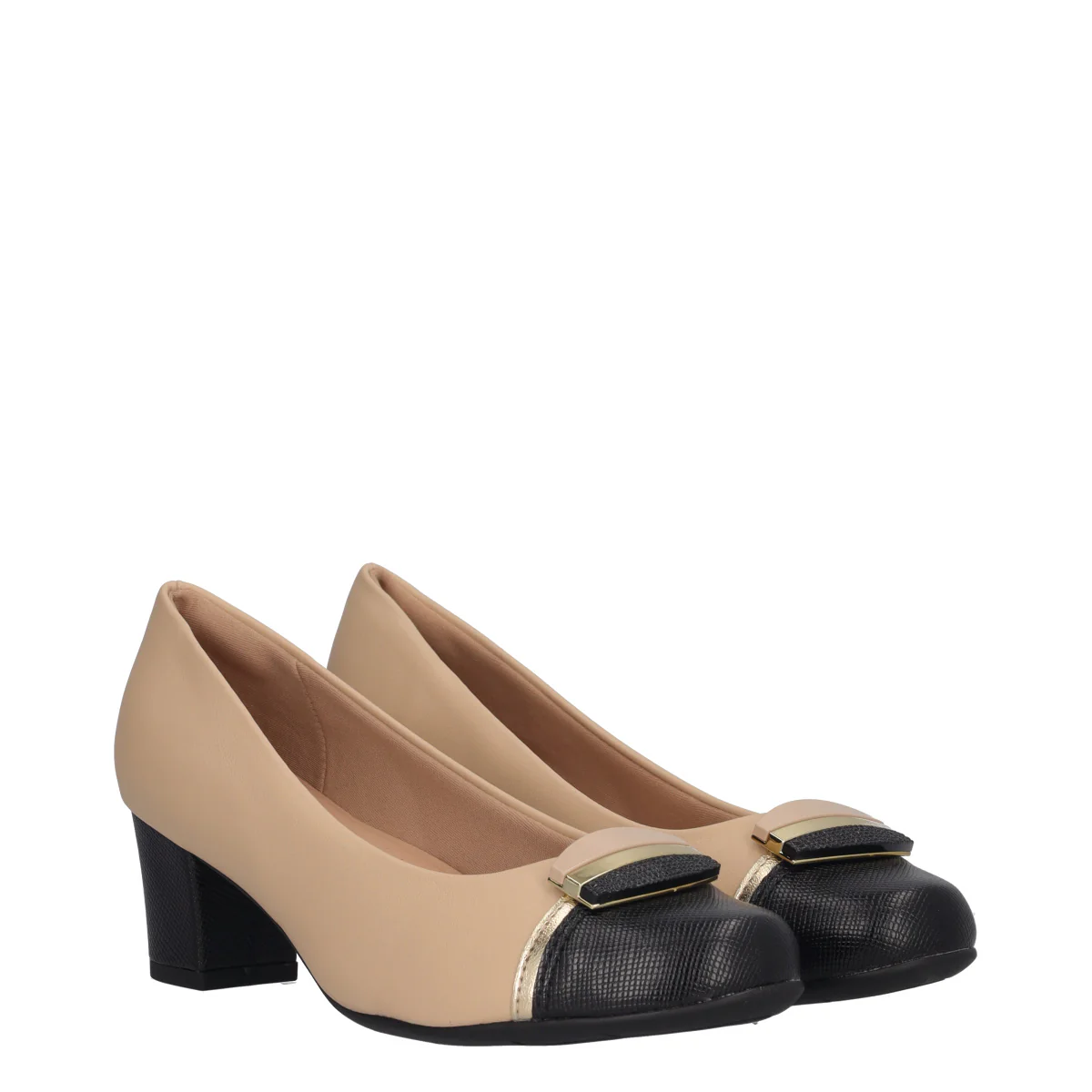 Decolleté Donna Comfort Beige e Nere - Image 3