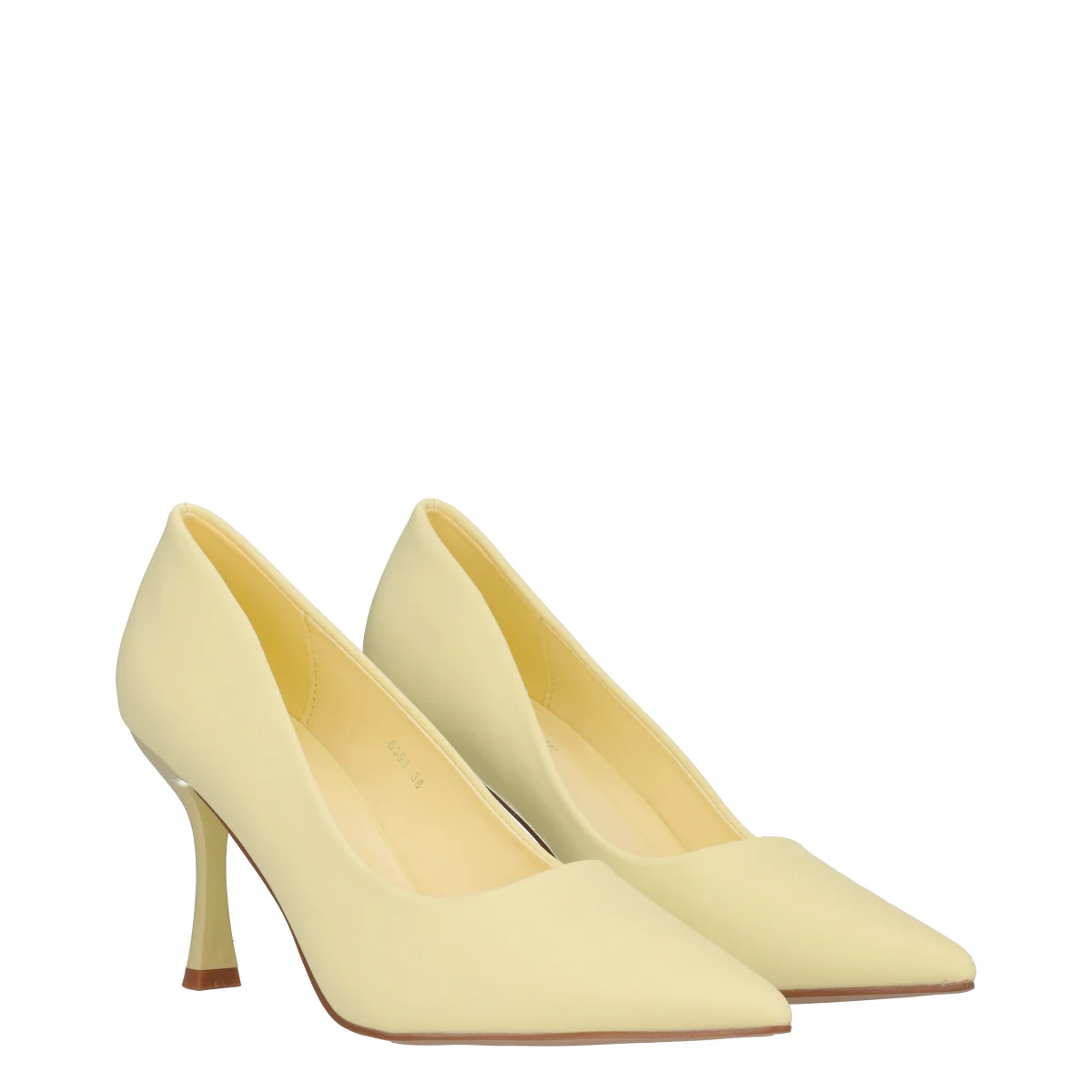 Decolletè Donna Giallo Pastello Opache tacco 9 cm - Image 3