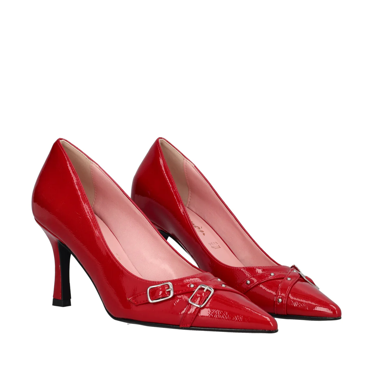 Décolleté Donna Rosse in Vernice Cristal - Image 3