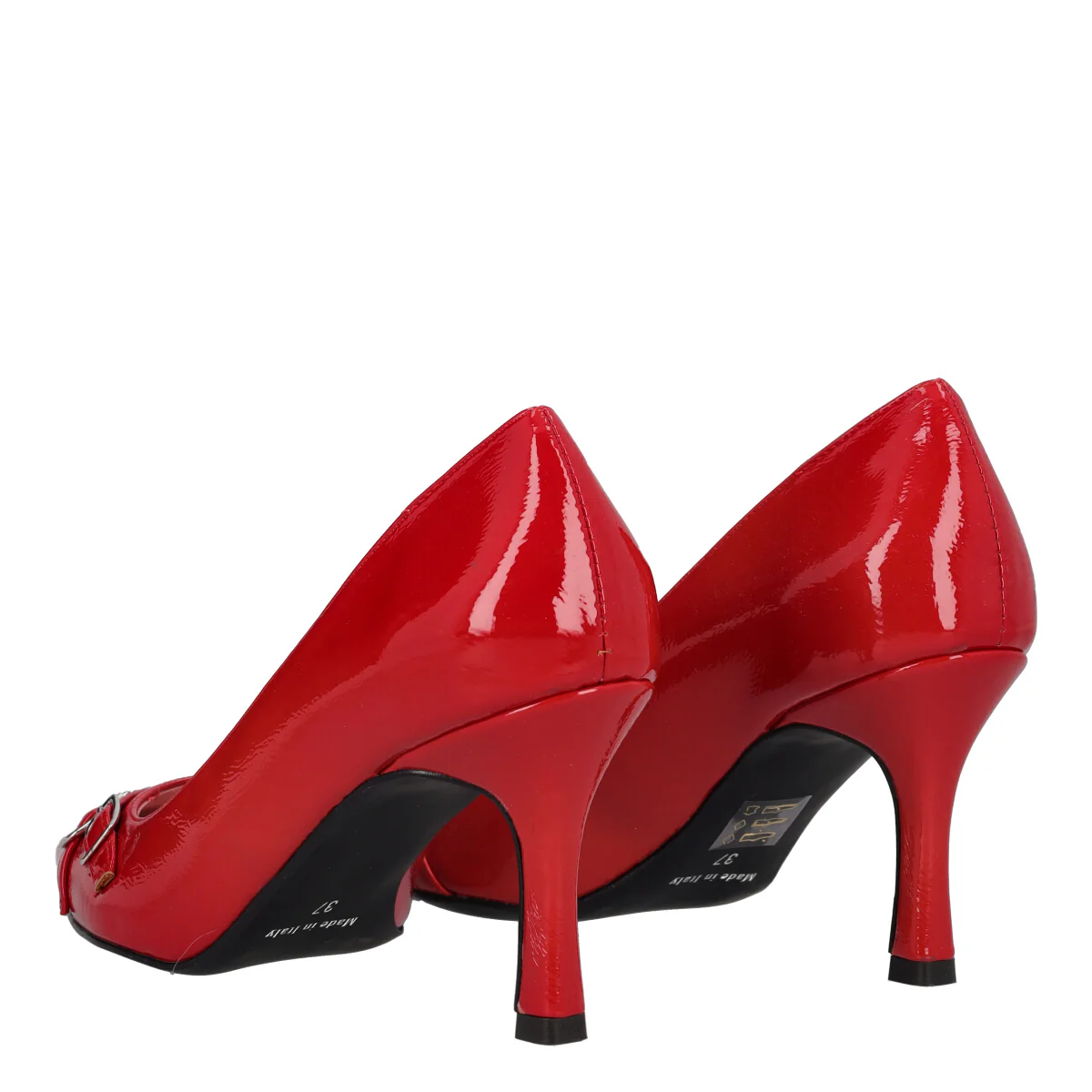 Décolleté Donna Rosse in Vernice Cristal - Image 4
