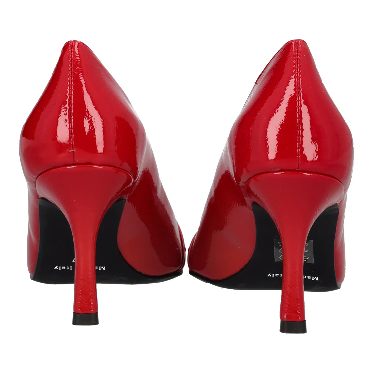 Décolleté Donna Rosse in Vernice Cristal - Image 5