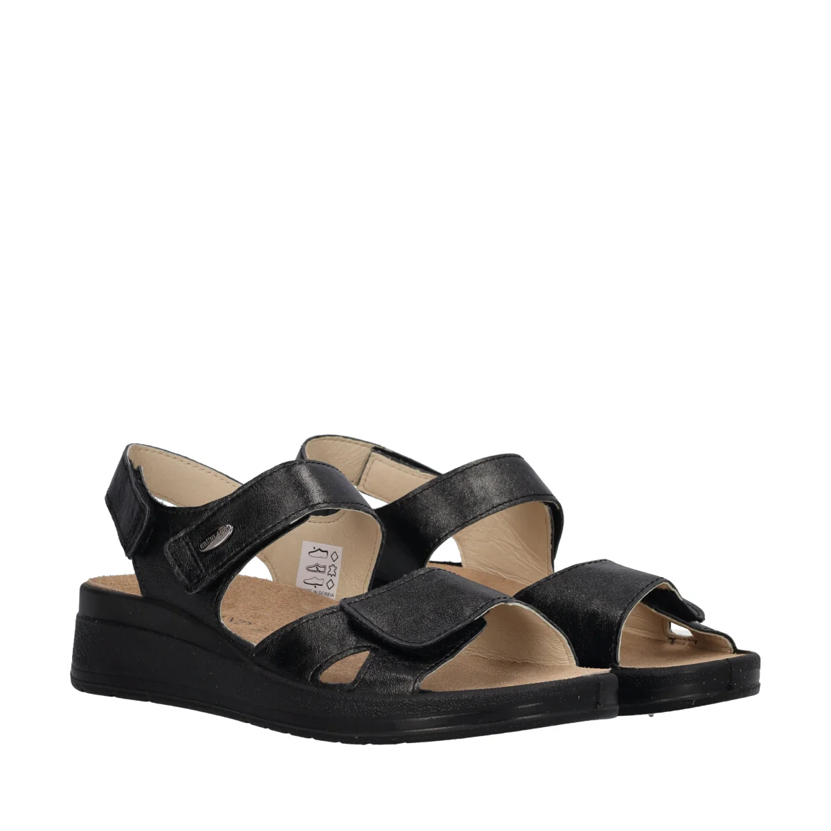 DIDA Sandali Donna Neri Comfort - Image 3