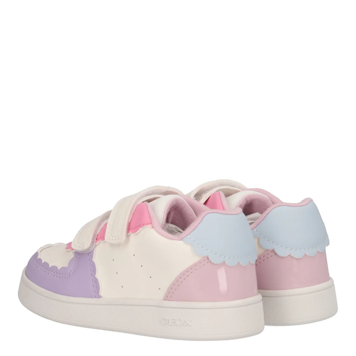 ECLYPER Sneakers Bambina Bianche, Rosa e Lilla - Image 4