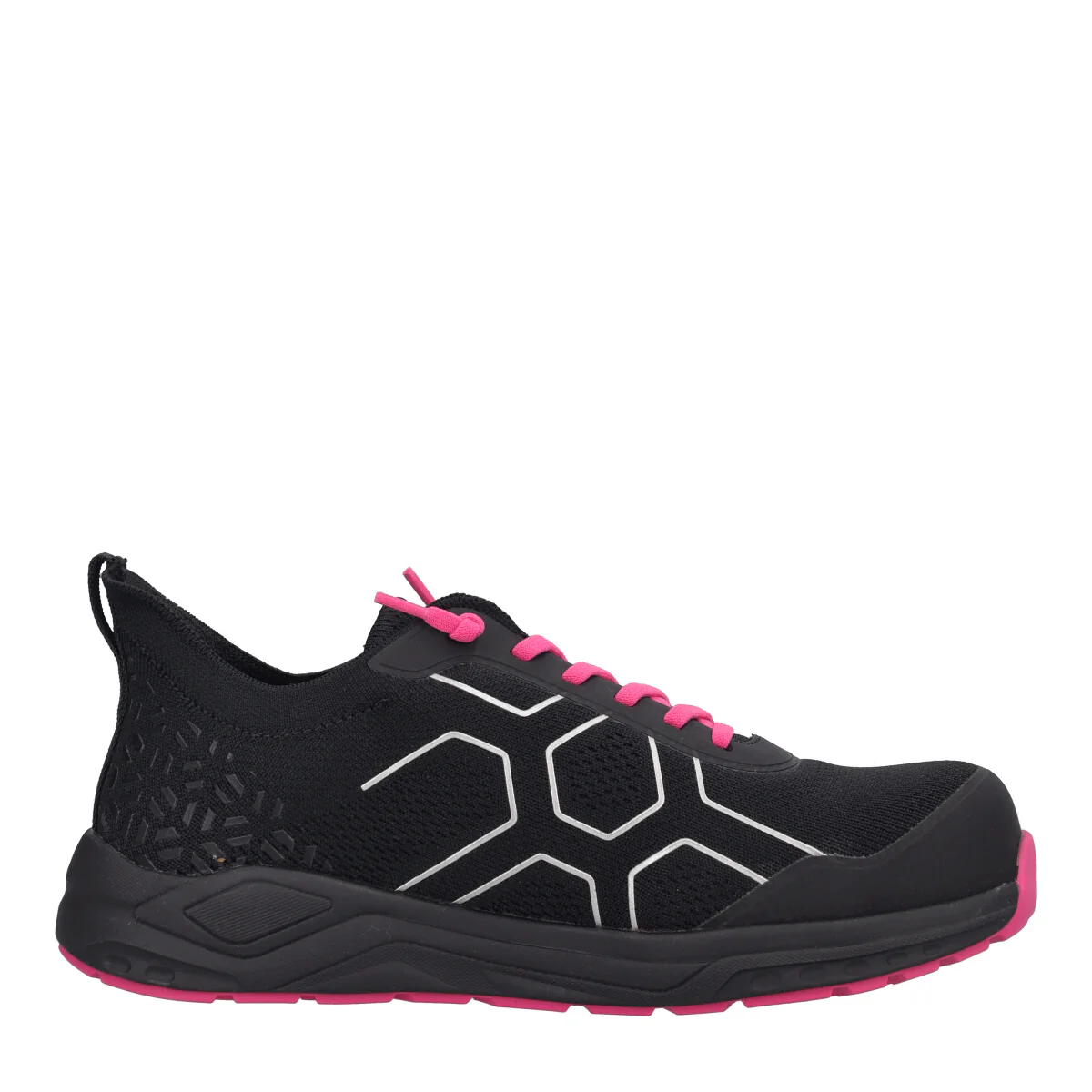 ELETTRA S1PS FO SR HRO Antinfortunistiche Donna Nere e Fuxia - Image 2