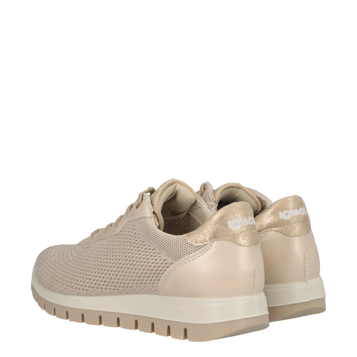 ELLEN Sneakers Donna Crema e Oro - Image 4