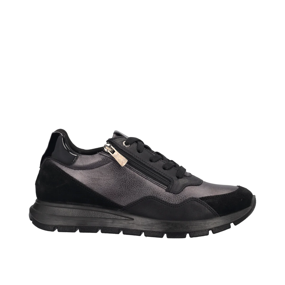 ERMIONE Stringate Donna Nere