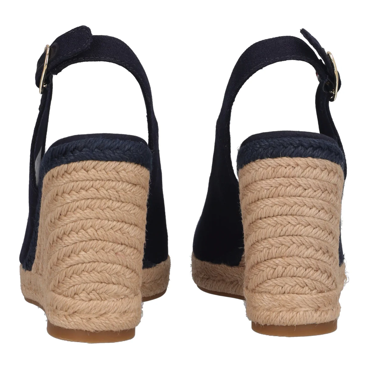 FLAG HIGH WEDGE ESPAD SLINGBAC Zeppe Donna Blu - Image 5