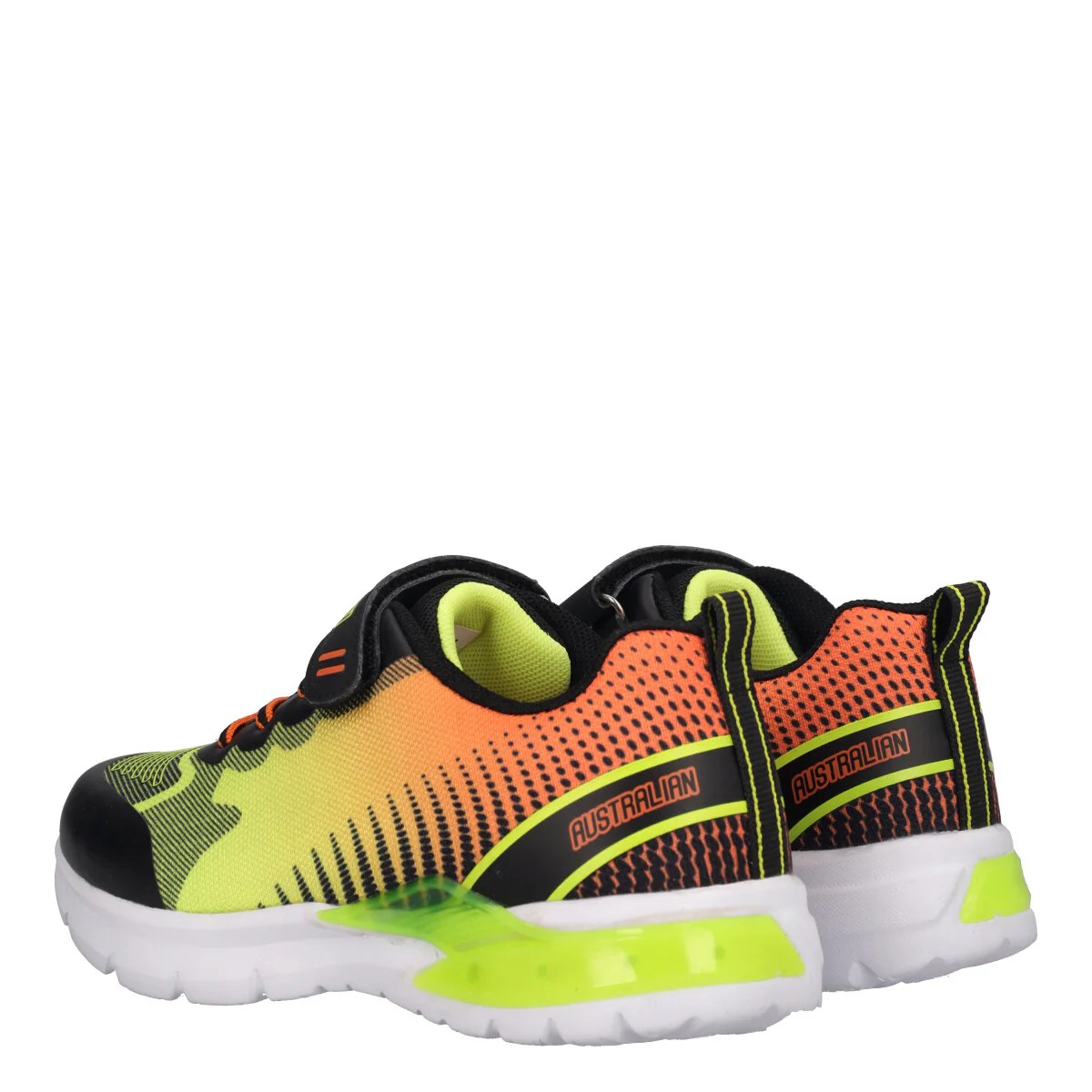 FLASH II Sneakers Bambino Nere, Gialle e Arancioni - Image 4