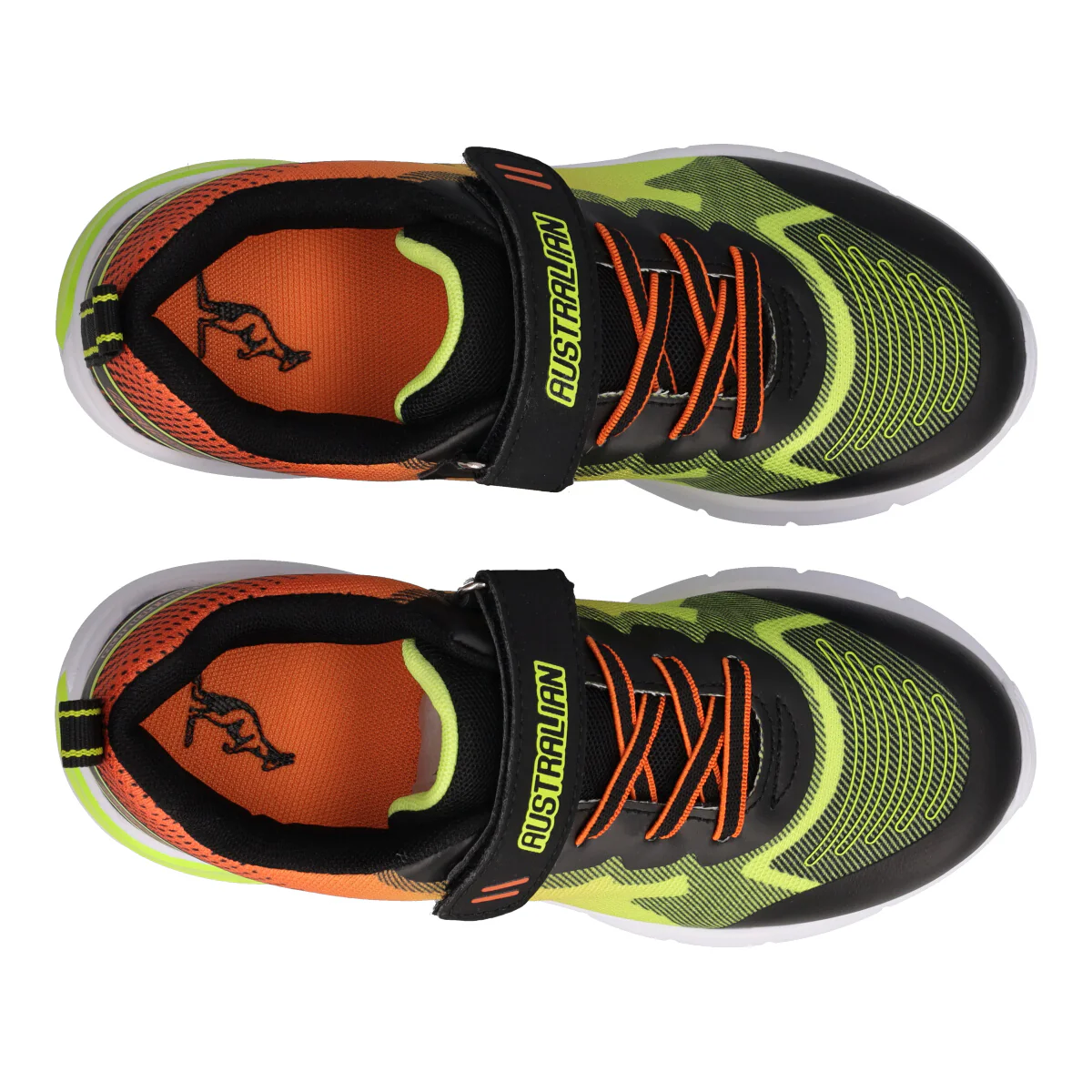 FLASH II Sneakers Bambino Nere, Gialle e Arancioni - Image 5