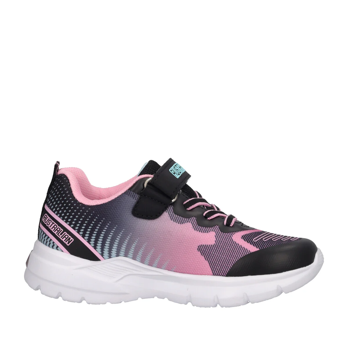 FLASH II TD Sneakers Bambina Rosa e Nere - Image 2