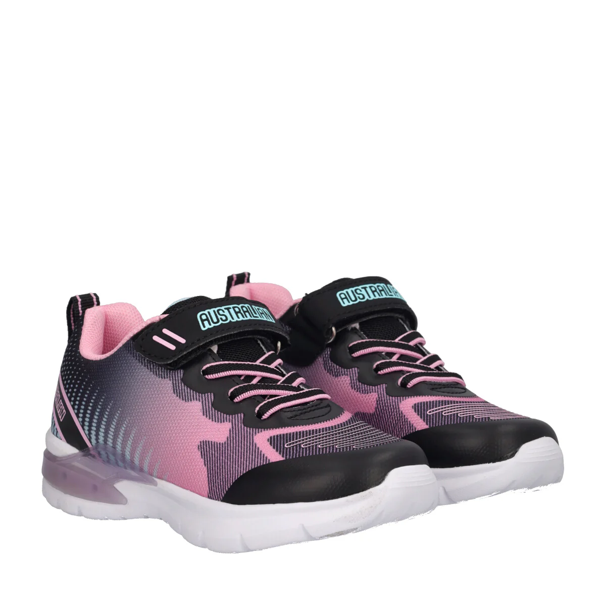 FLASH II TD Sneakers Bambina Rosa e Nere - Image 3