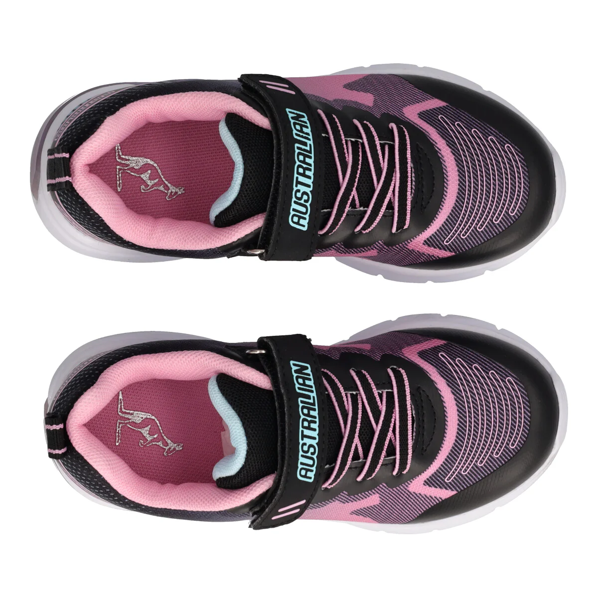 FLASH II TD Sneakers Bambina Rosa e Nere - Image 5