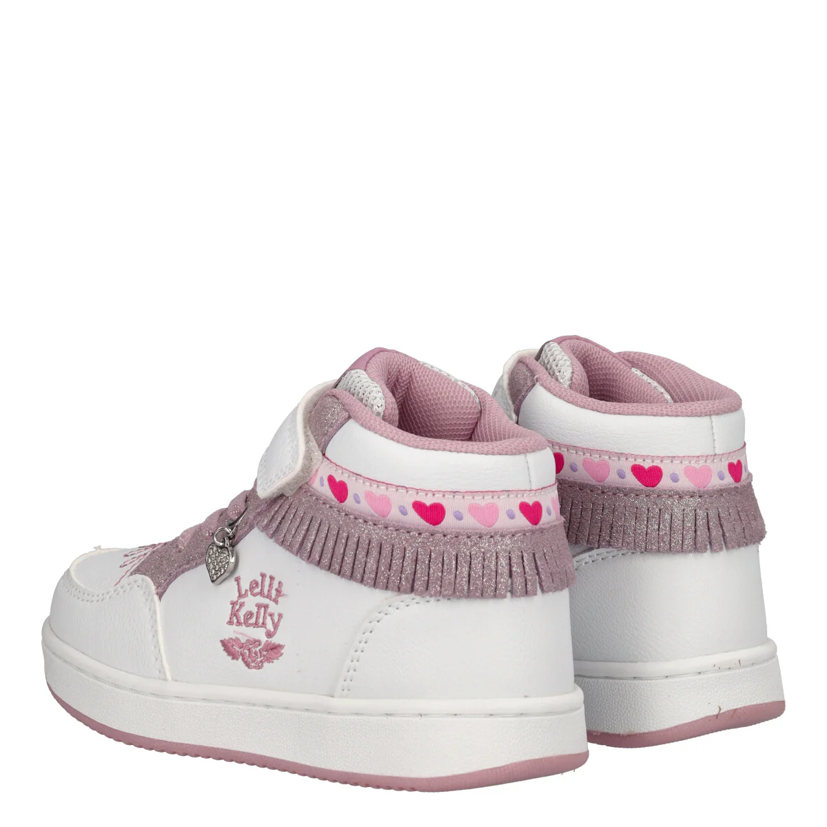 FRANGETTA MIX Sneakers Bambina Bianche e Cipria - Image 4
