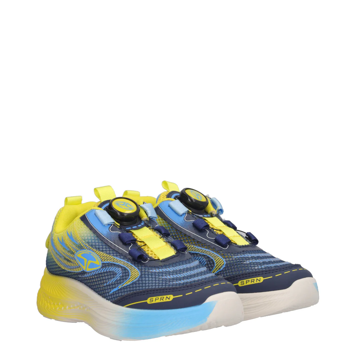 FRANK Sneakers Bambino Blu e Gialle - Image 3