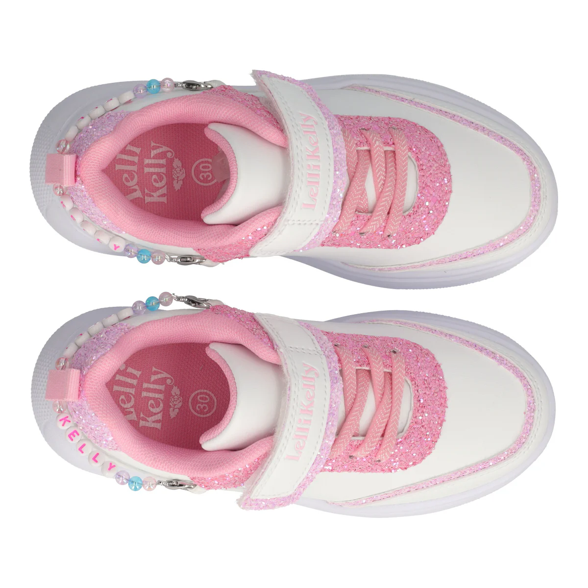 GIOIELLO Sneakers Bambina Bianche e Rosa - Image 5