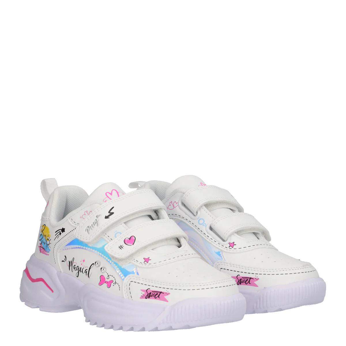 GIRL DISSY Sneakers Bambina Bianche - Image 3