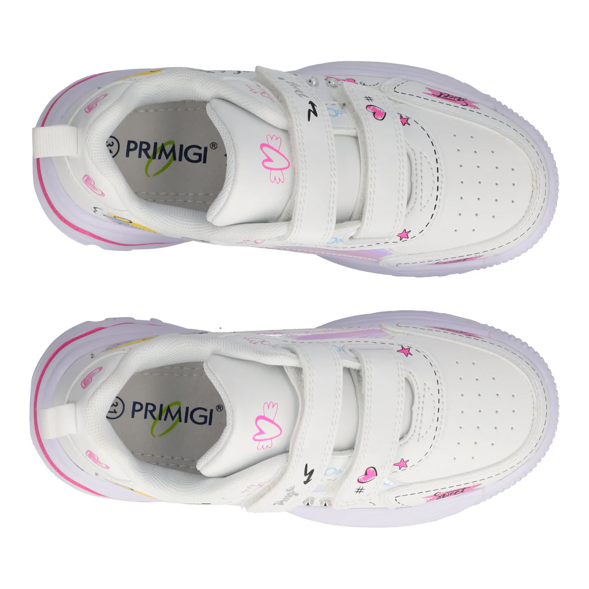 GIRL DISSY Sneakers Bambina Bianche - Image 5